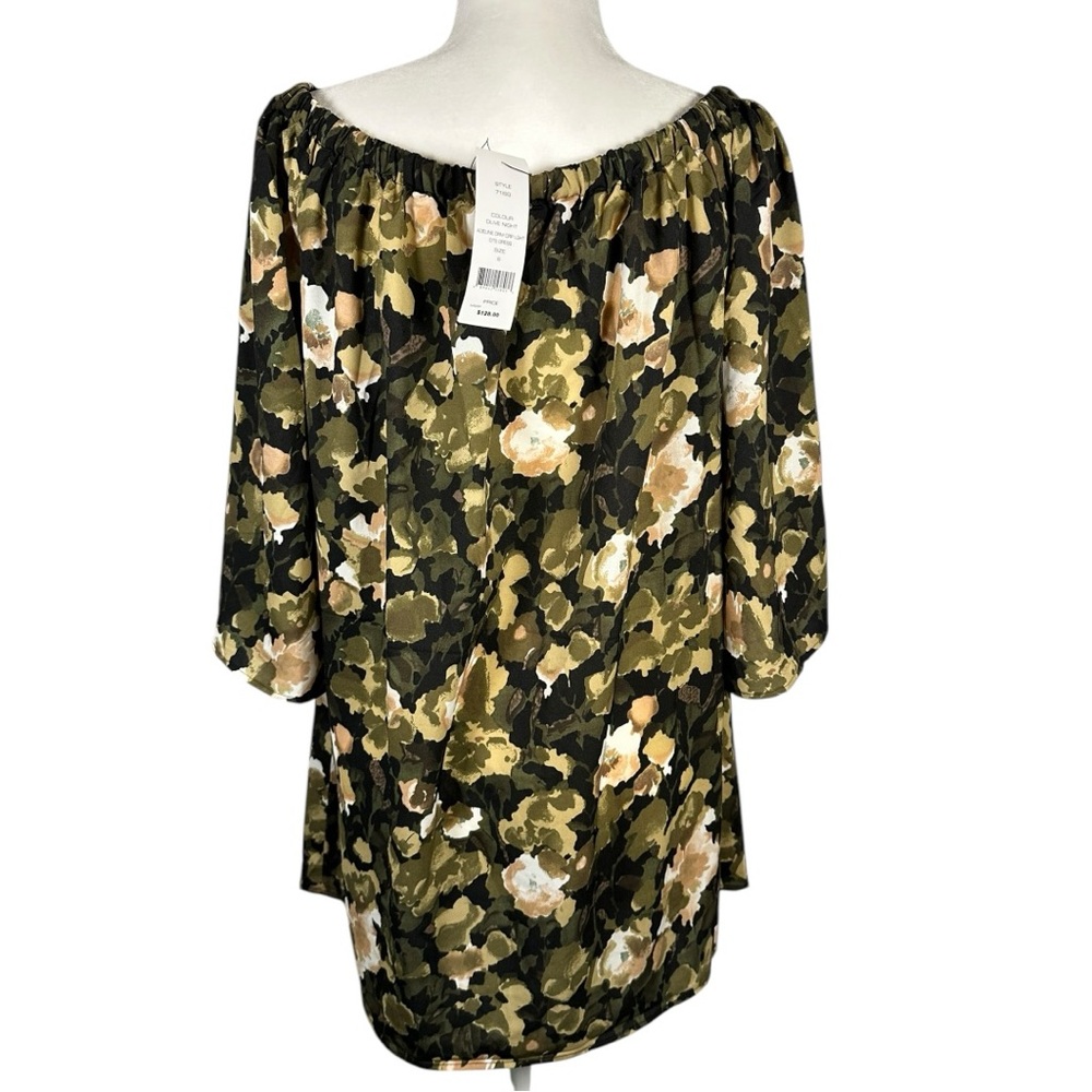French Connection Adeline Dream Off Shoulder Mini Tunic Dress Size Small NWT - Picture 9 of 13